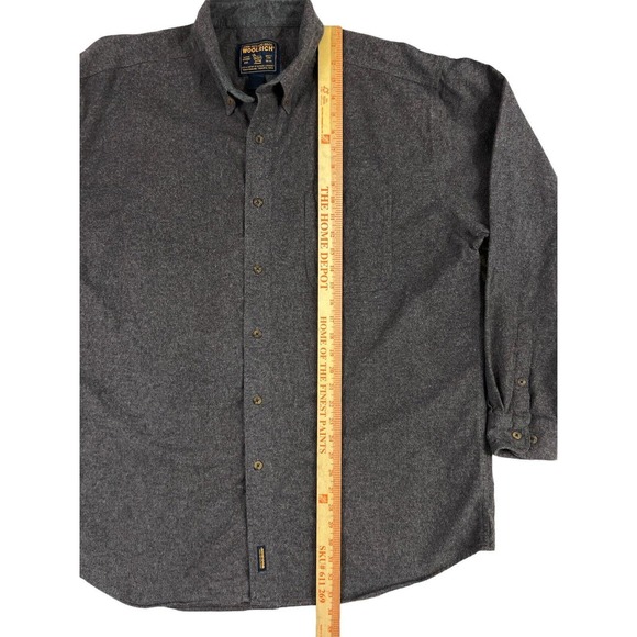 John Rich And Bros. Woolrich Men Gray Long Sleeve Button Up Shirt Size 2XL - Picture 7 of 7